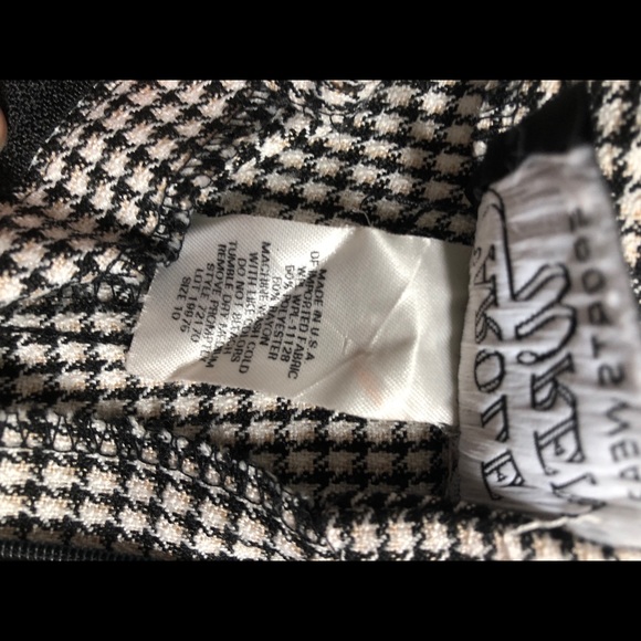 Black and white checkered trousers - Picture 2 of 4